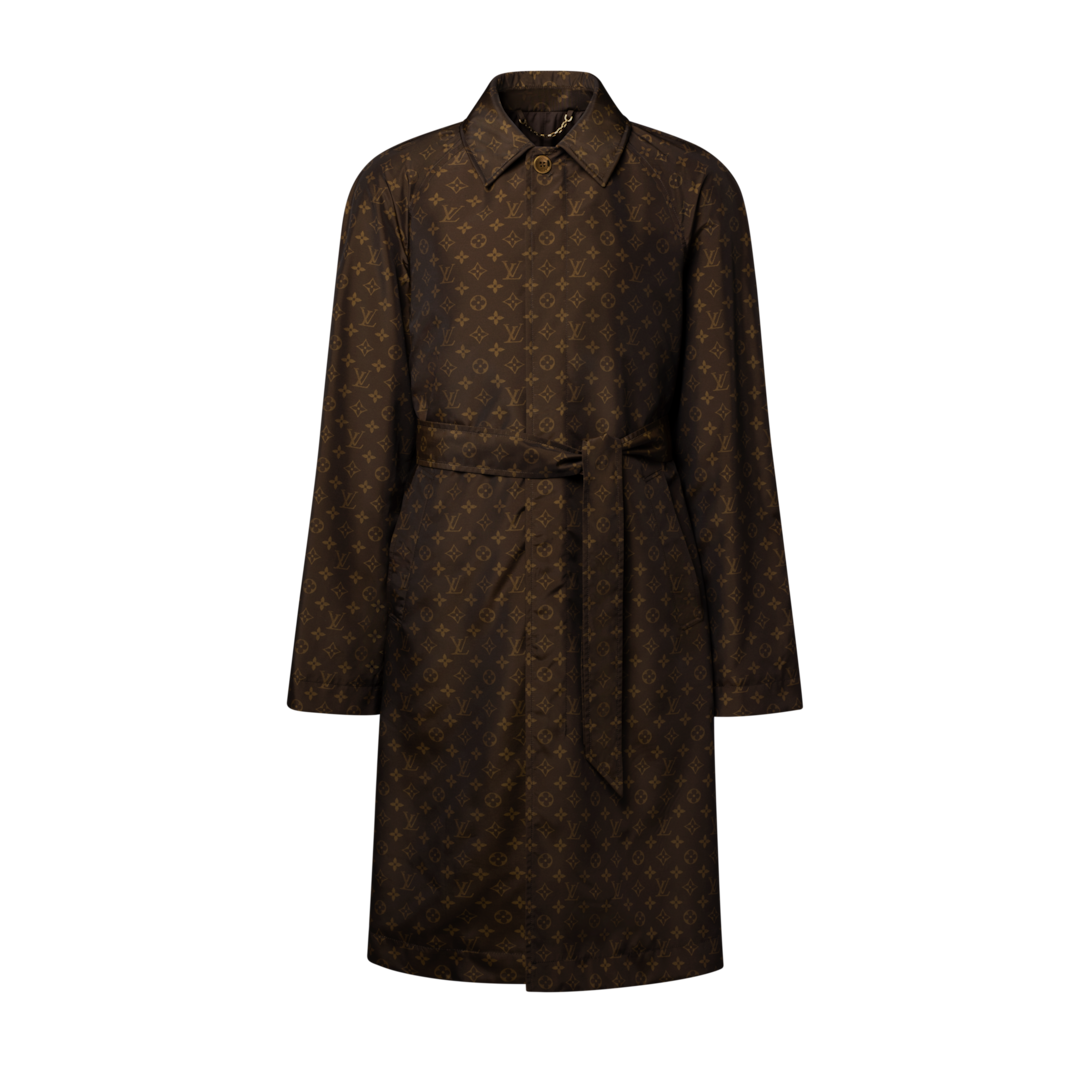 LOUIS VUITTON コート 48 Louis Vuitton Silk Tech Carcoat - Ready-to-Wear 1AKPOV | LOUIS VUITTON